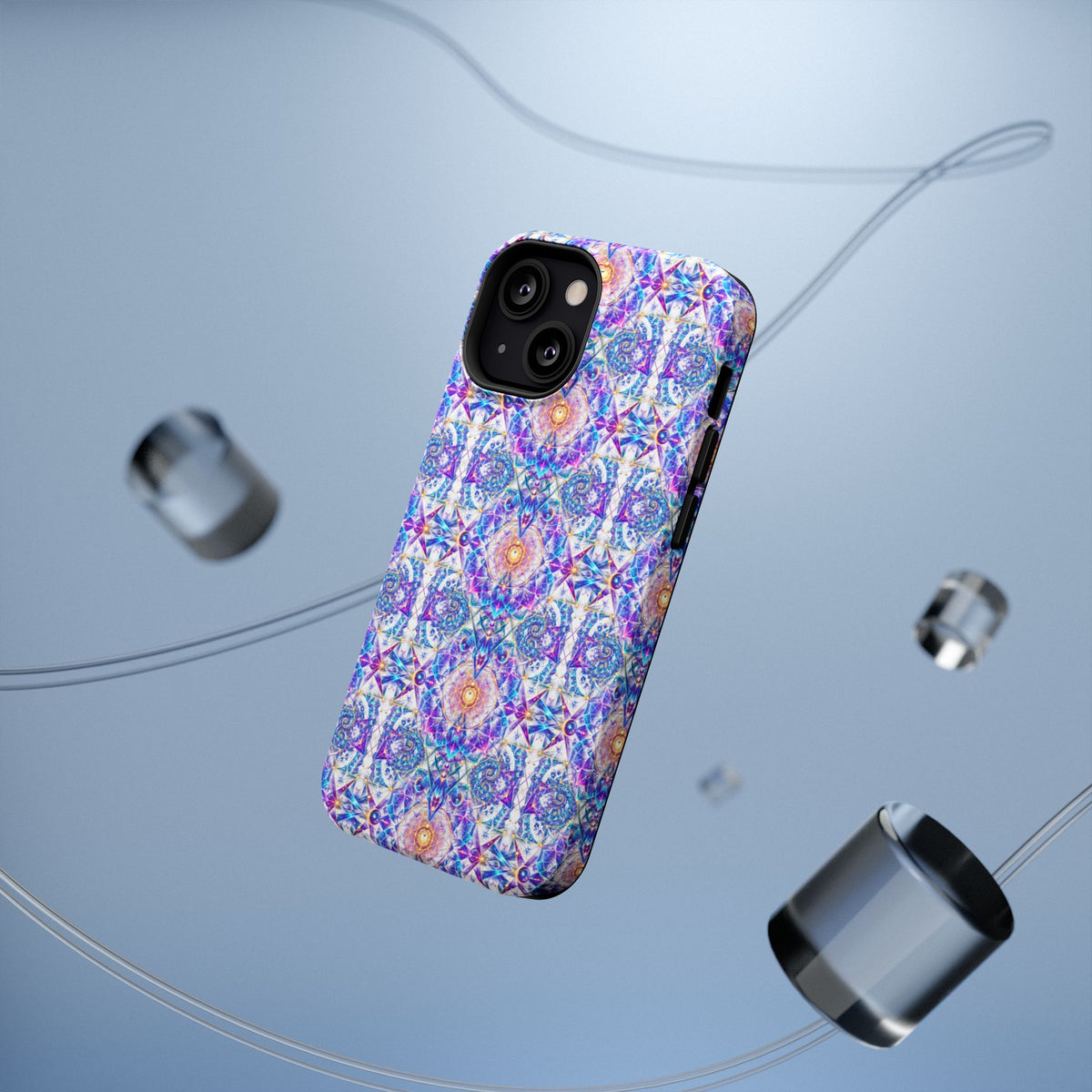 Geometric Pattern Phone Case — Protective Cosmic Art iPhone Cover