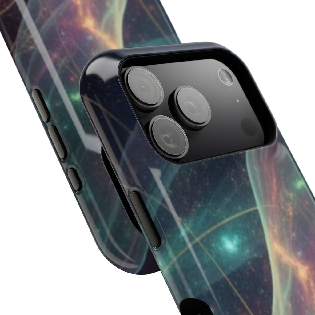 Galaxy Nebula Impact Phone Case — Protective Cosmic Art iPhone Cover