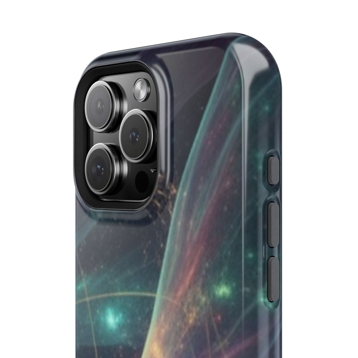 Galaxy Nebula Impact Phone Case — Protective Cosmic Art iPhone Cover