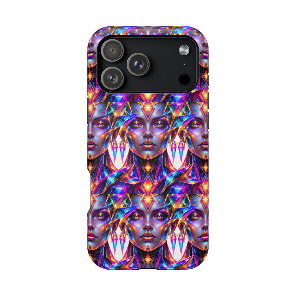 Lady DMT Phone Case — Protective Cosmic Art iPhone Cover