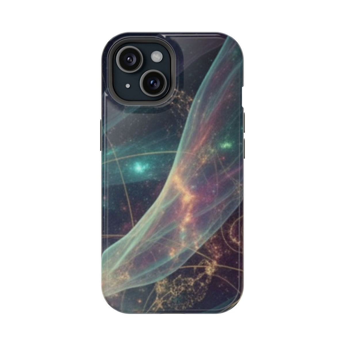 Galaxy Nebula Impact Phone Case — Protective Cosmic Art iPhone Cover