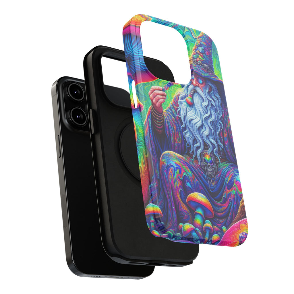 Psychedelic Wizard Phone Case — Impact‑Resistant Protective Cover