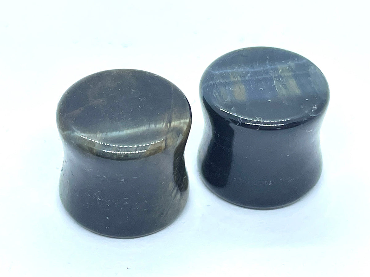 OOAK Blue Tiger’s Eye Plugs – 1/2" (13mm)