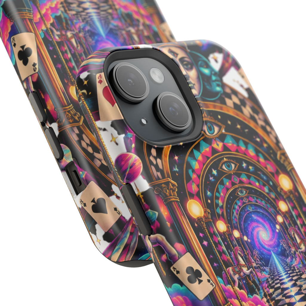 Psychedelic DMT Waiting Room Phone Case — Impact‑Resistant Protective Cover