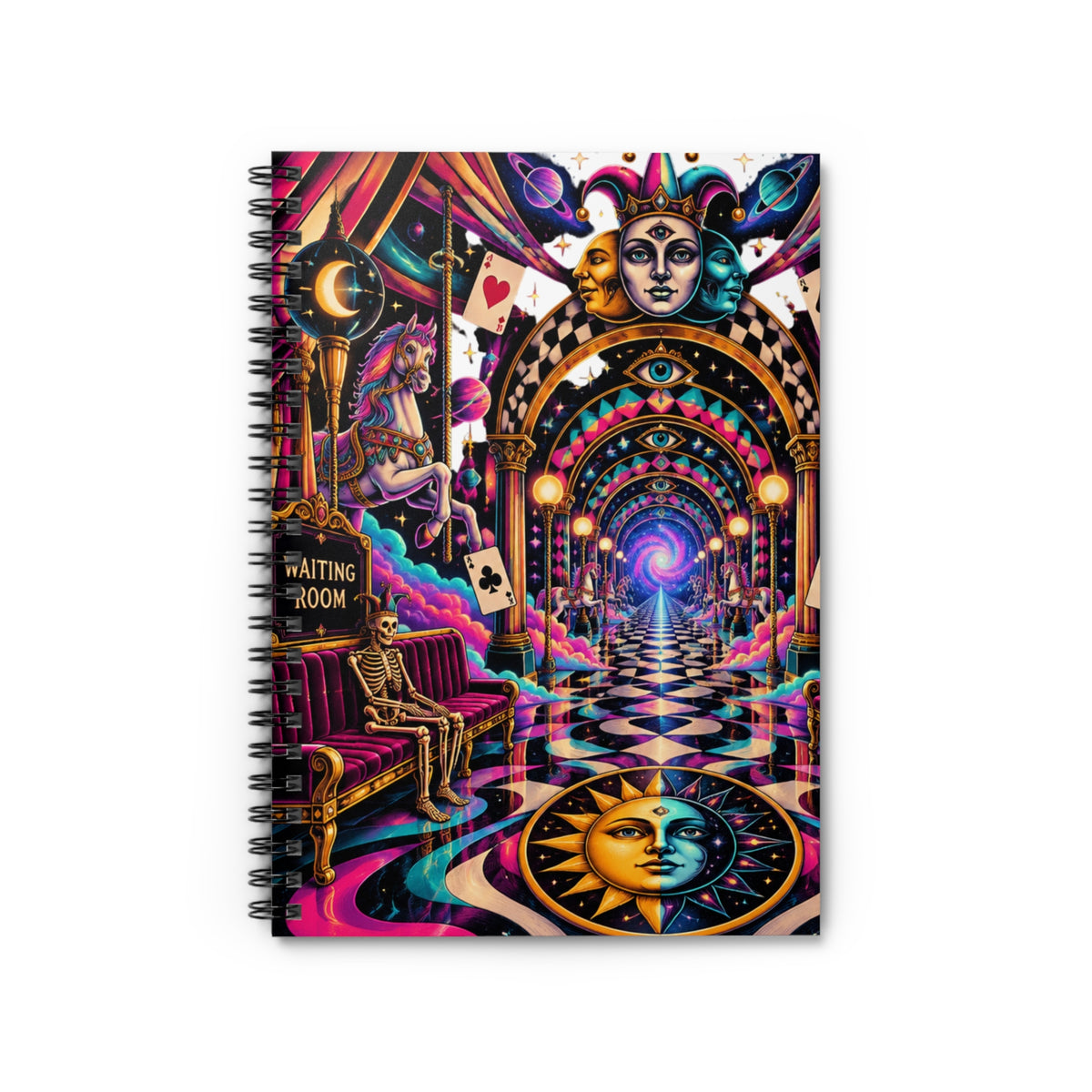 The Waiting  Room Spiral Notebook - Ruled Line
