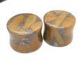 OOAK Jasper Stone Plugs – 5/8" (16mm)