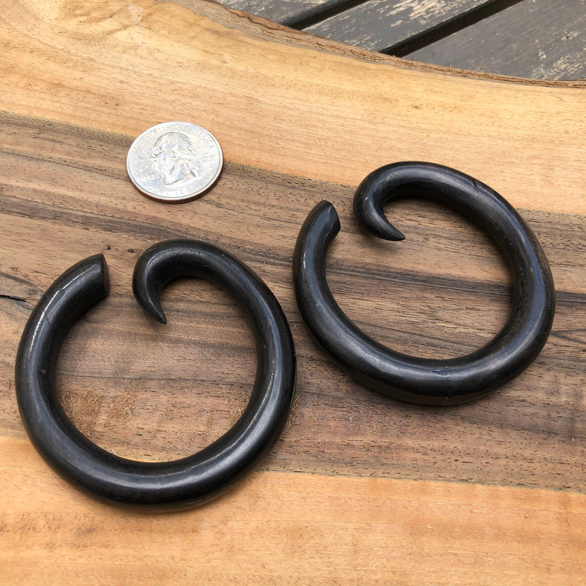 Ebony Wood Hoop Gauges – Limited Edition