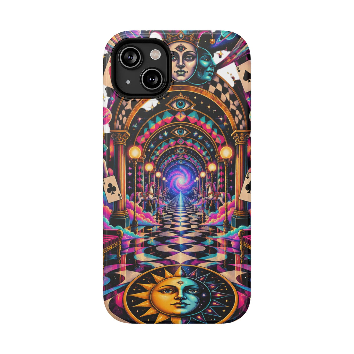 Psychedelic DMT Waiting Room Phone Case — Impact‑Resistant Protective Cover