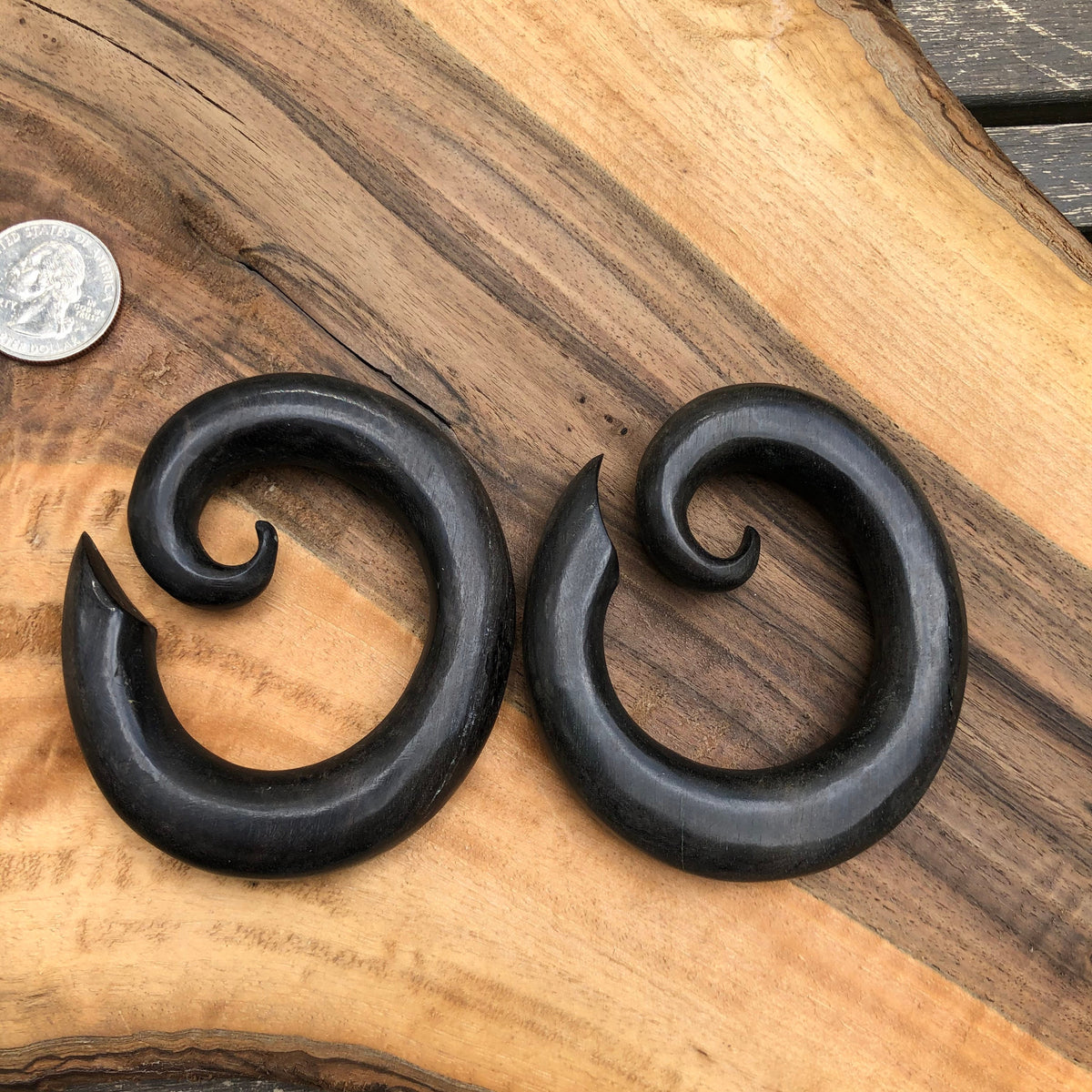 Ebony Wood Hoop Gauges – Limited Edition