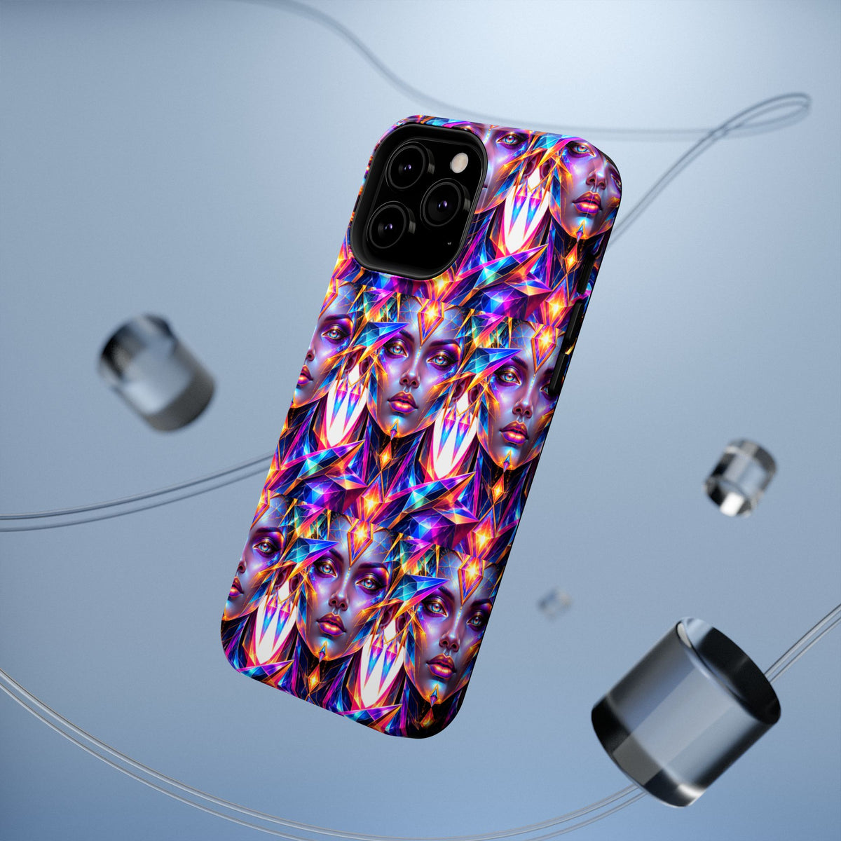 Lady DMT Phone Case — Protective Cosmic Art iPhone Cover