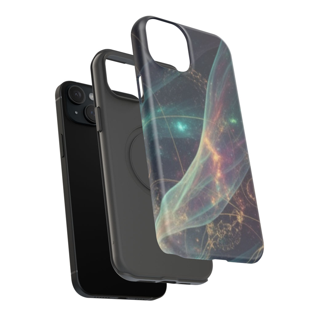 Galaxy Nebula Impact Phone Case — Protective Cosmic Art iPhone Cover