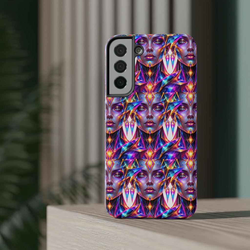 Lady DMT Phone Case — Protective Cosmic Art iPhone Cover