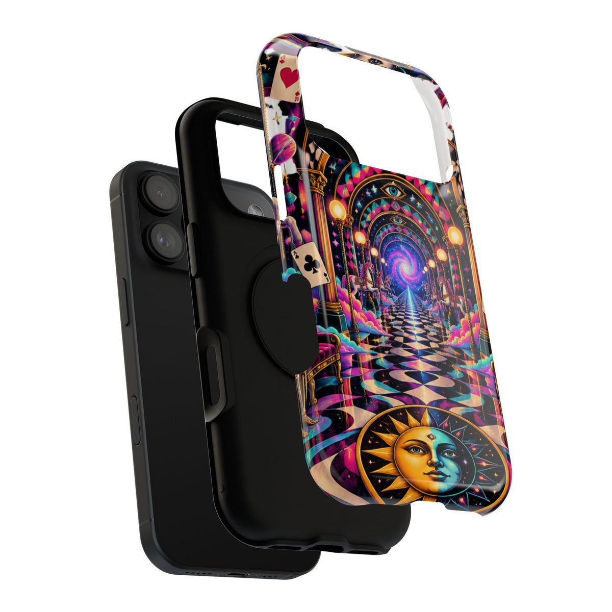 Psychedelic DMT Waiting Room Phone Case — Impact‑Resistant Protective Cover