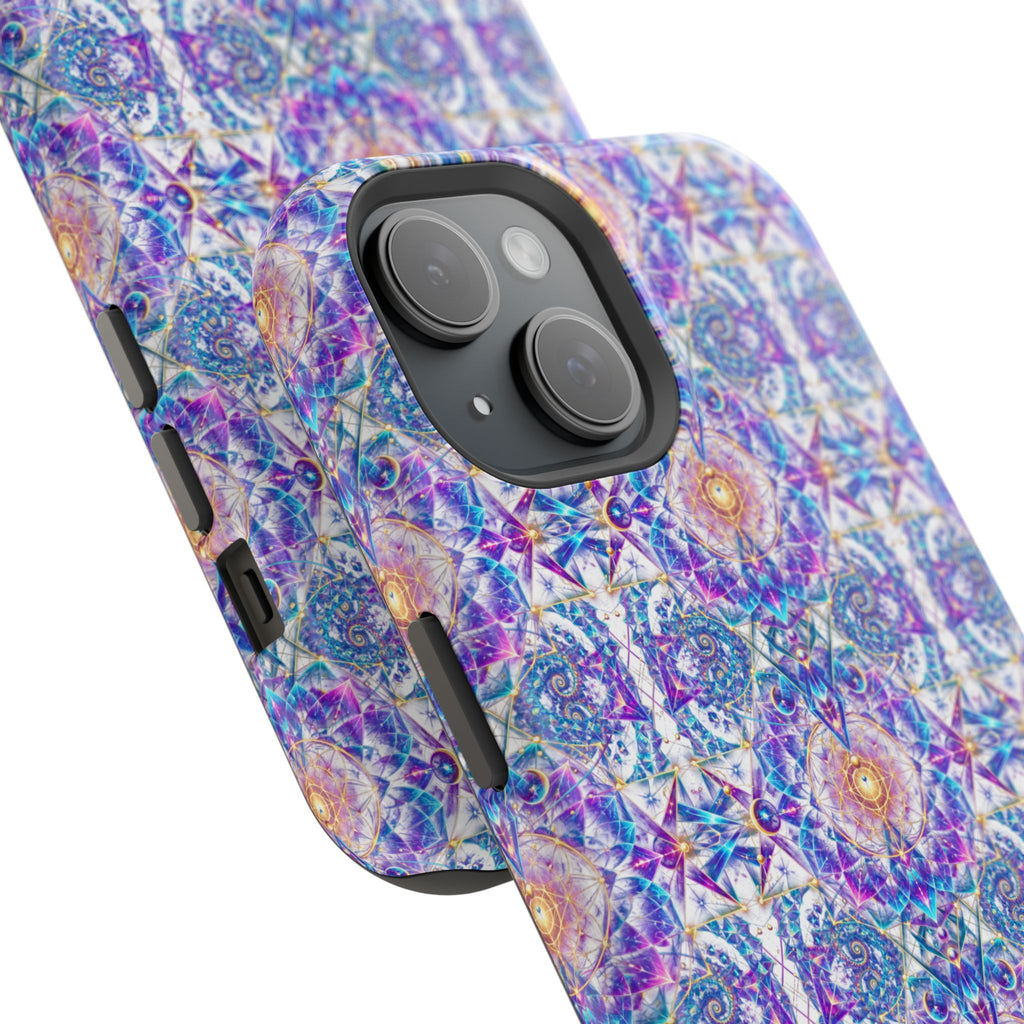 Geometric Pattern Phone Case — Protective Cosmic Art iPhone Cover