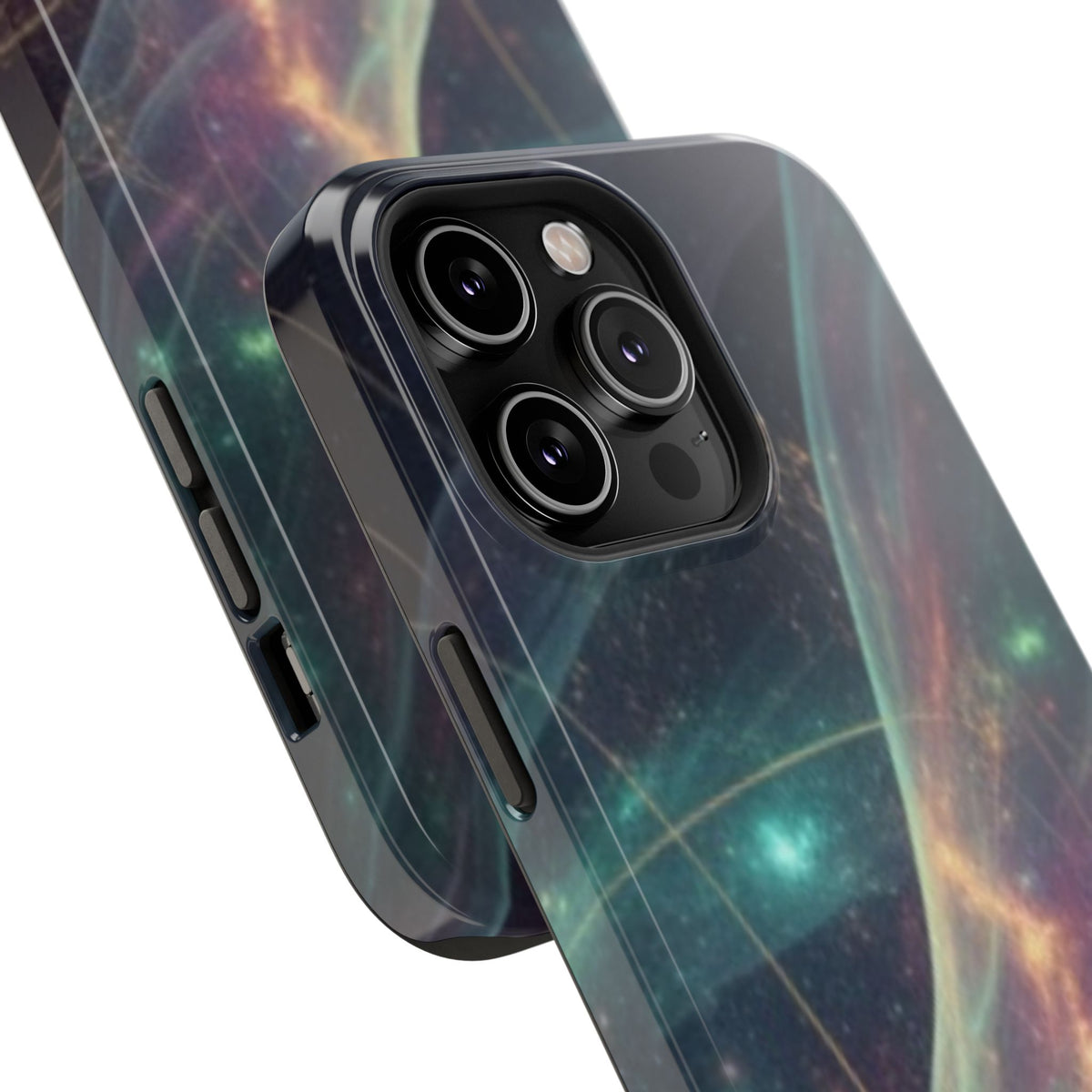 Galaxy Nebula Impact Phone Case — Protective Cosmic Art iPhone Cover