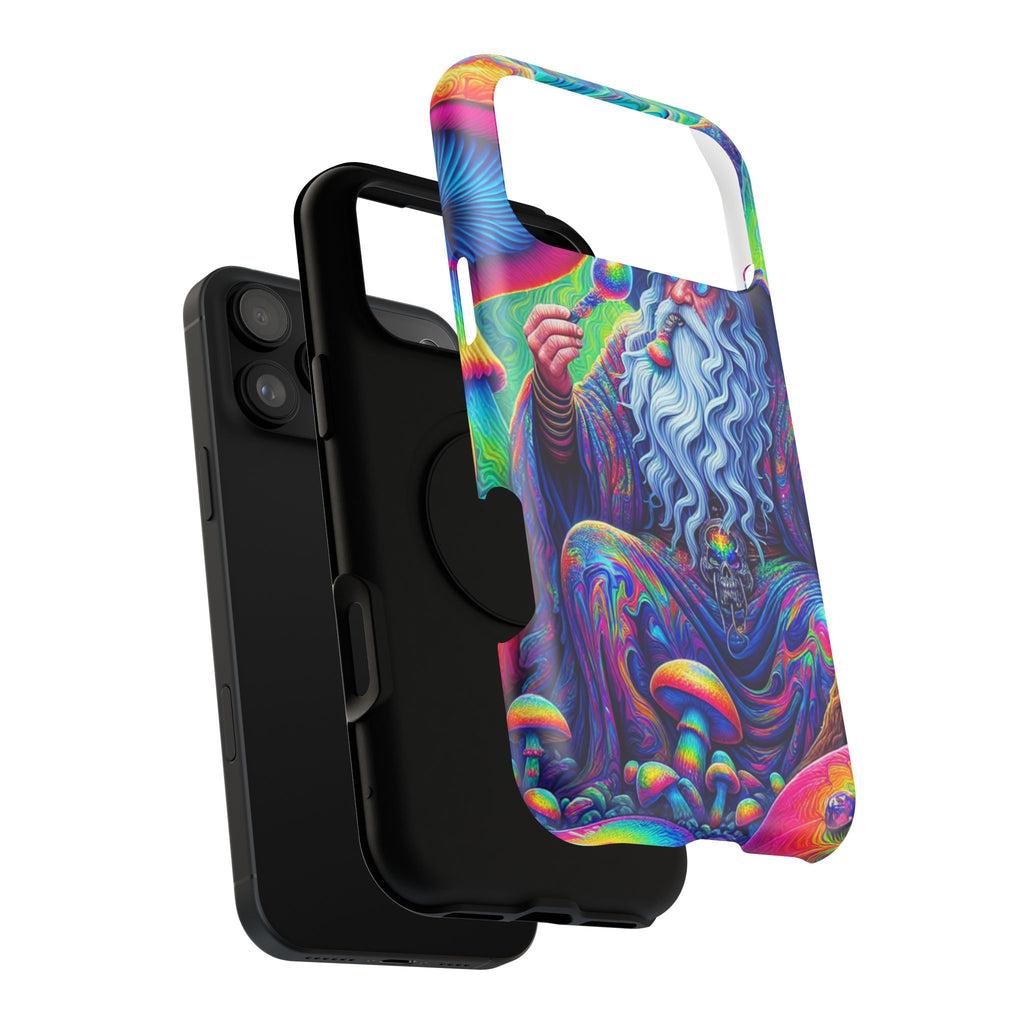 Psychedelic Wizard Phone Case — Impact‑Resistant Protective Cover