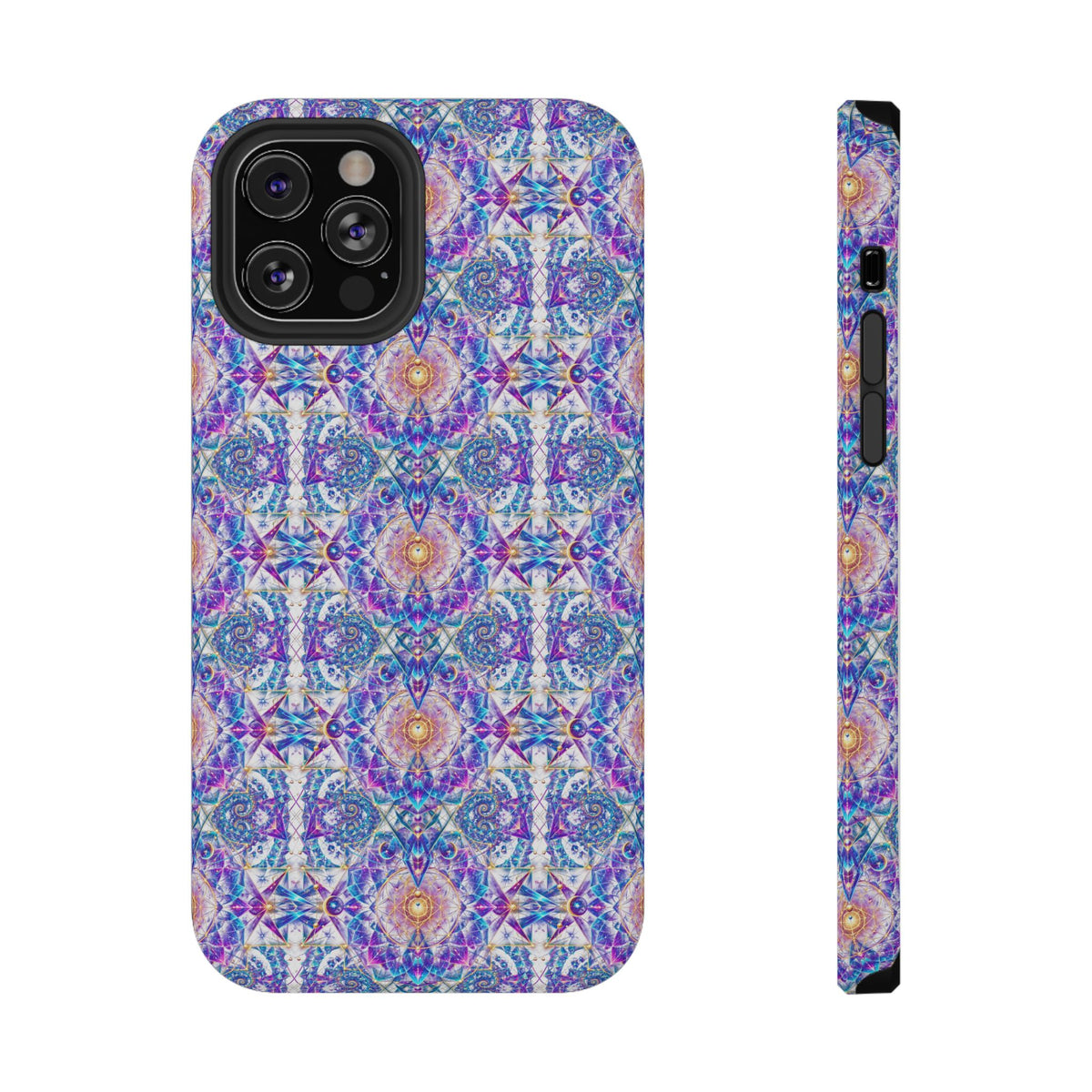 Geometric Pattern Phone Case — Protective Cosmic Art iPhone Cover