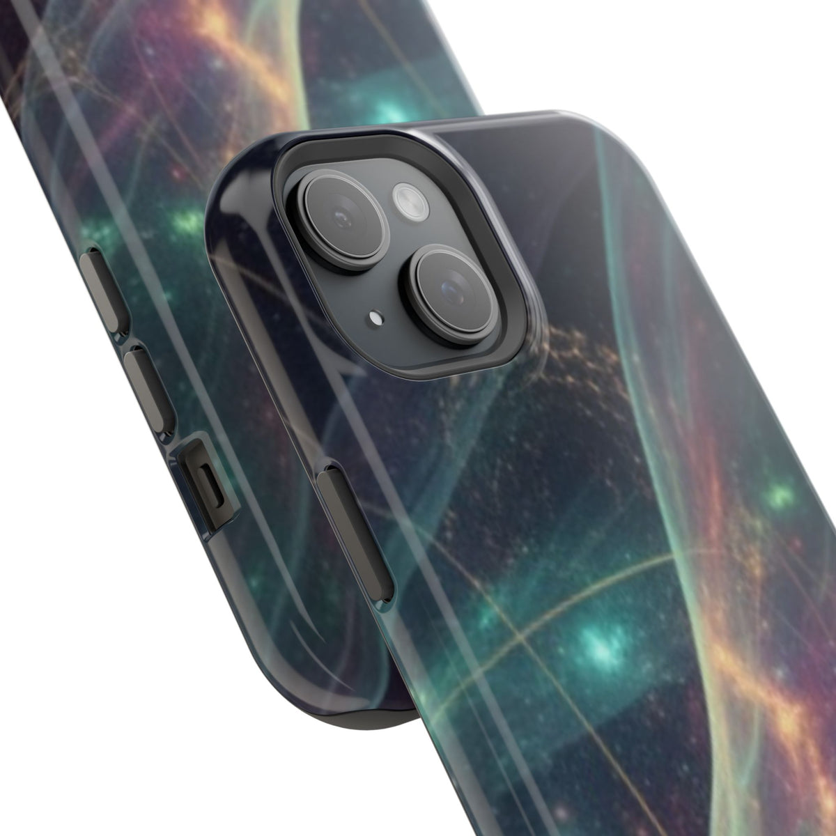 Galaxy Nebula Impact Phone Case — Protective Cosmic Art iPhone Cover