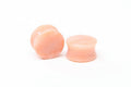 Peach Aventurine Stone Plugs – Double Flared