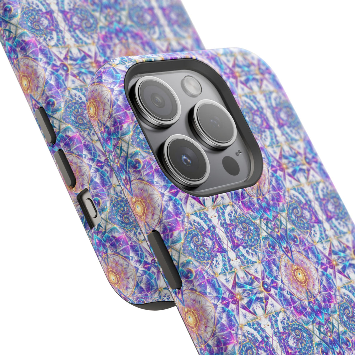 Geometric Pattern Phone Case — Protective Cosmic Art iPhone Cover