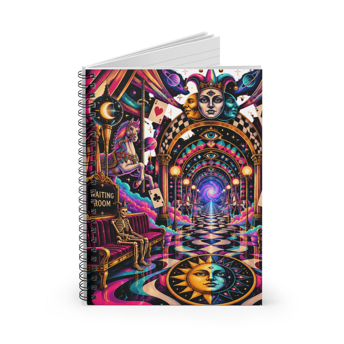 The Waiting  Room Spiral Notebook - Ruled Line
