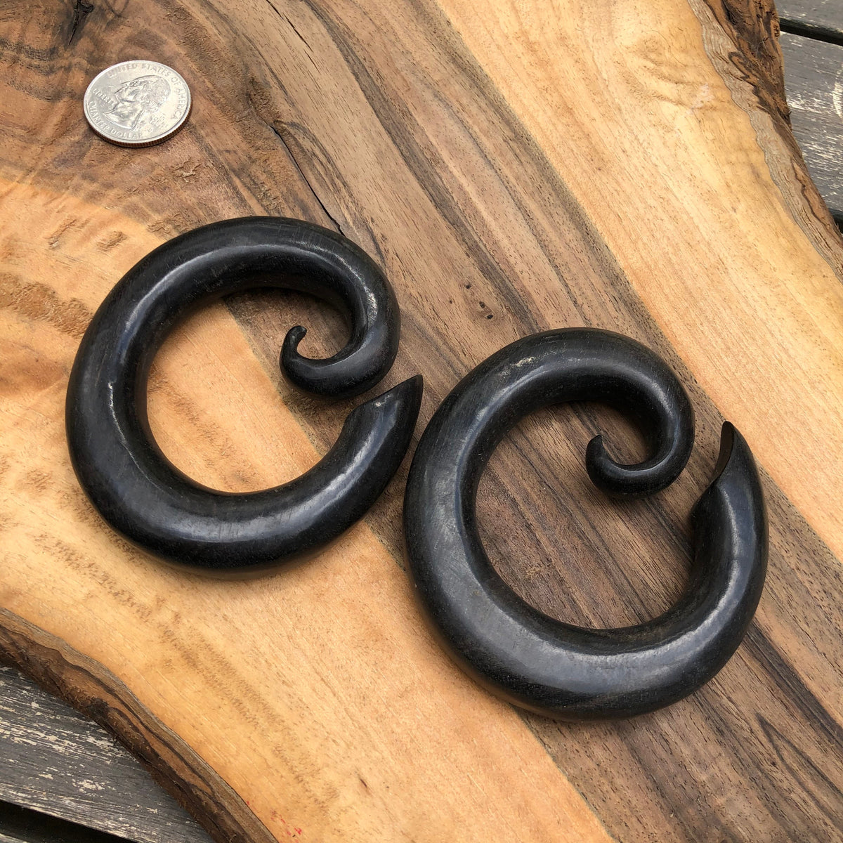 Ebony Wood Hoop Gauges – Limited Edition