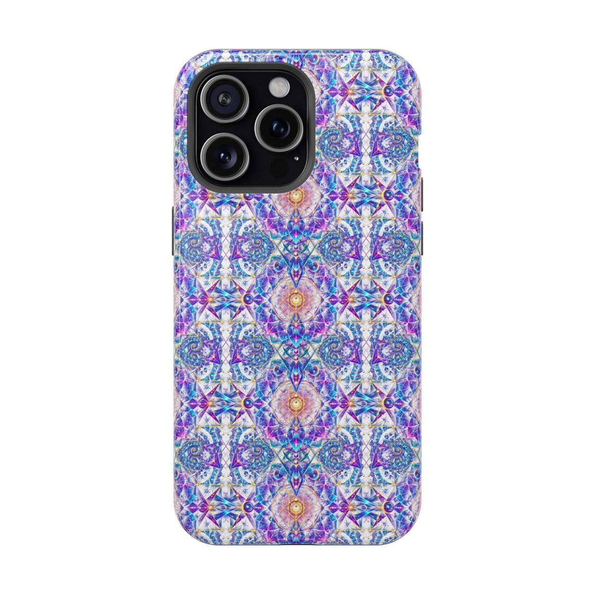 Geometric Pattern Phone Case — Protective Cosmic Art iPhone Cover