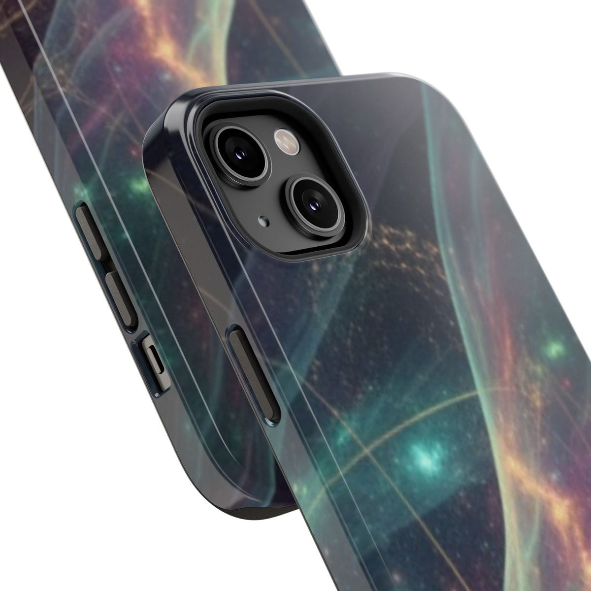 Galaxy Nebula Impact Phone Case — Protective Cosmic Art iPhone Cover