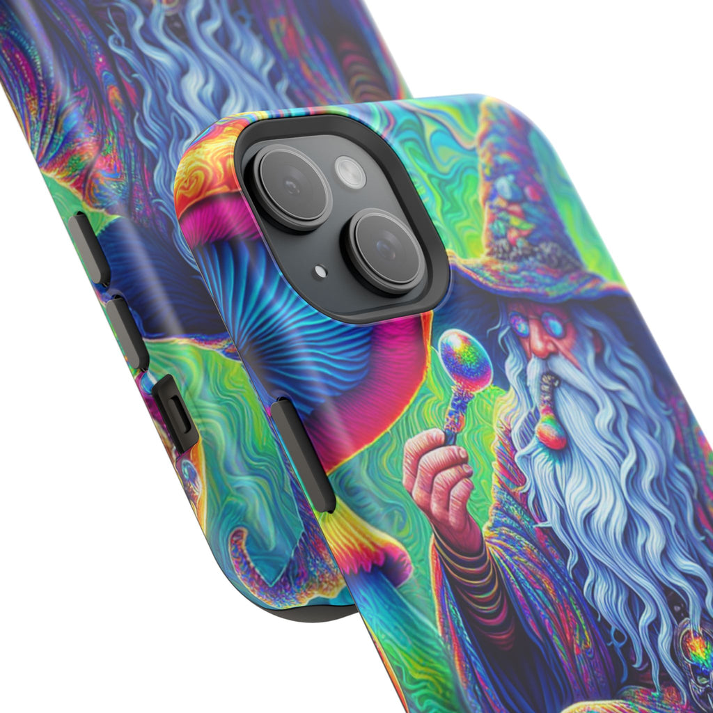 Psychedelic Wizard Phone Case — Impact‑Resistant Protective Cover