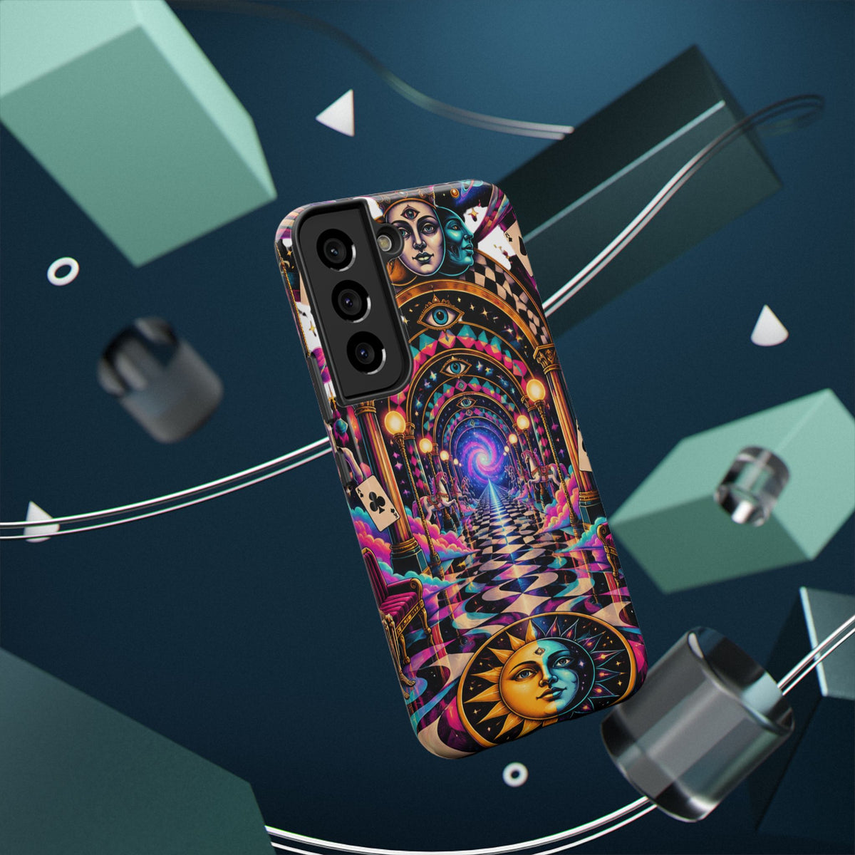 Psychedelic DMT Waiting Room Phone Case — Impact‑Resistant Protective Cover
