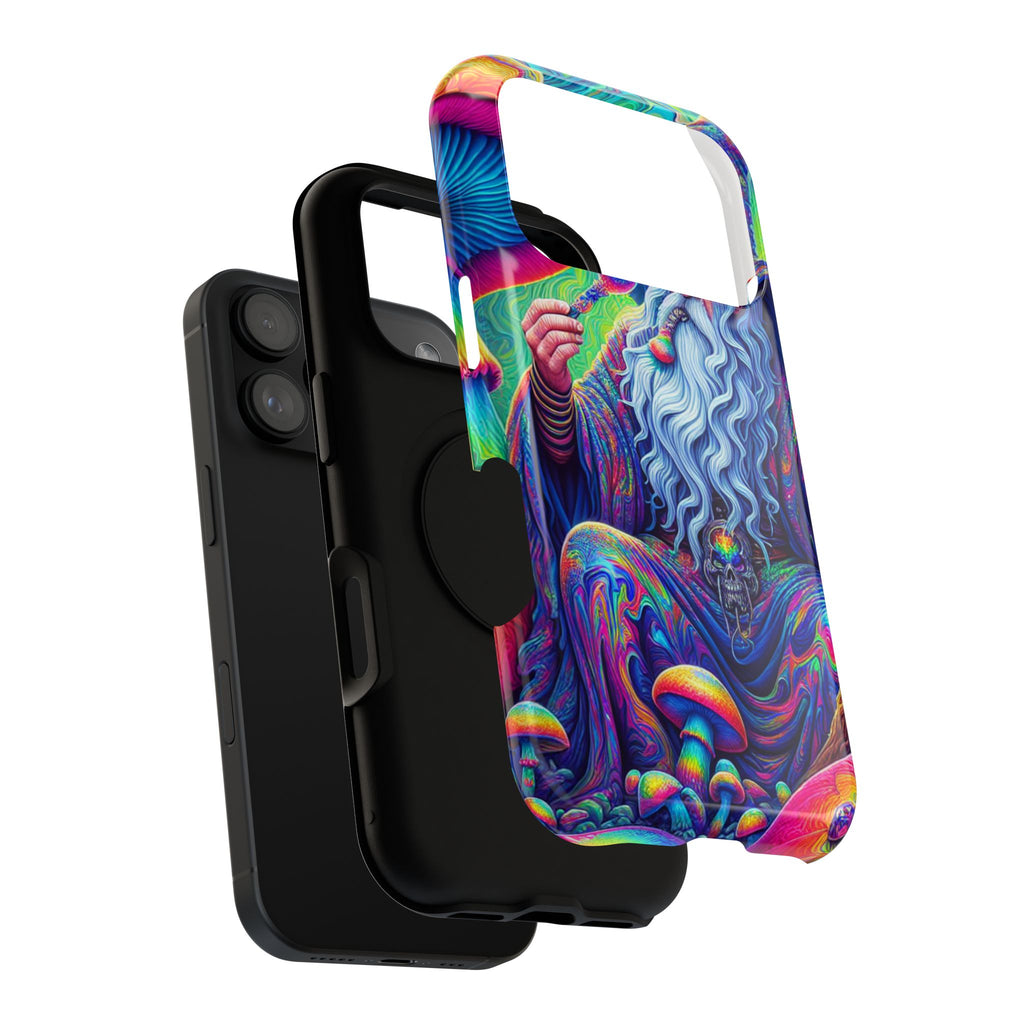 Psychedelic Wizard Phone Case — Impact‑Resistant Protective Cover