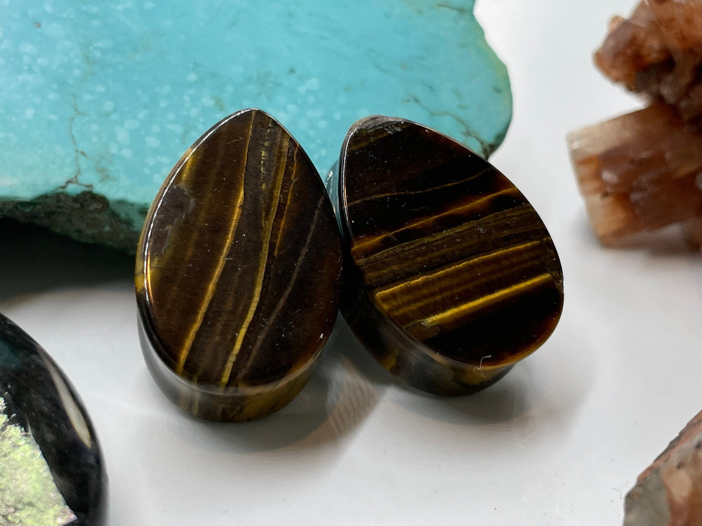 OOAK Ear Plugs – Gemstone & Size Verification Needed