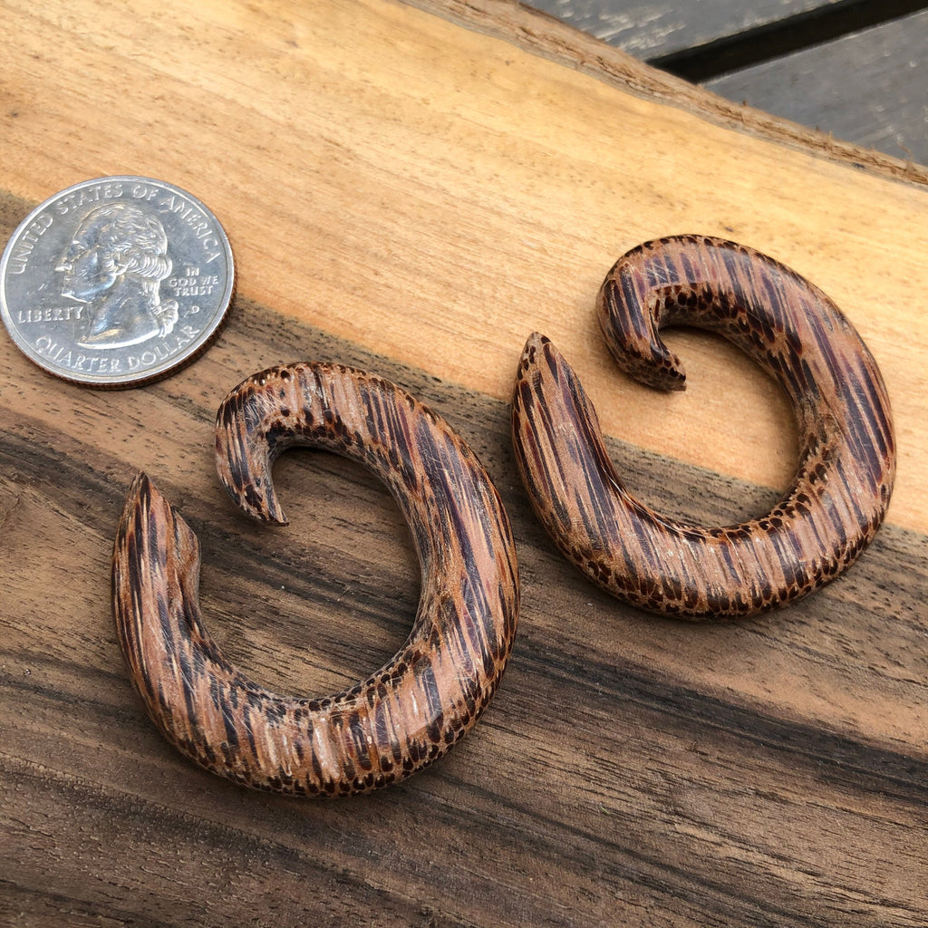 Coconut Wood Hoop Earrings – Limited Edition Gauges