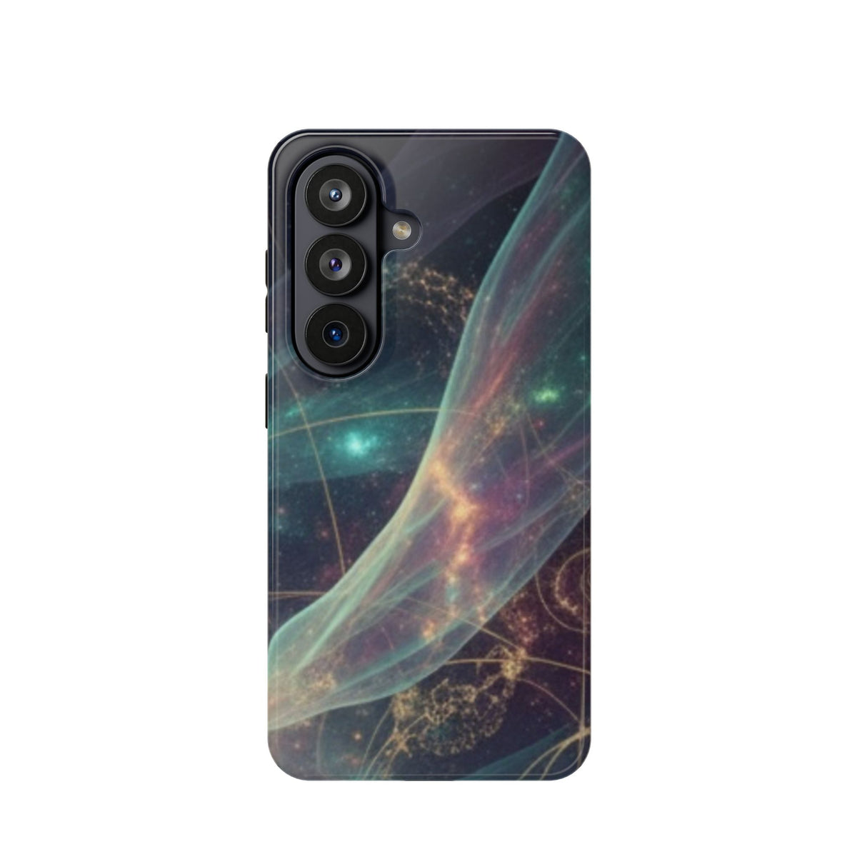 Galaxy Nebula Impact Phone Case — Protective Cosmic Art iPhone Cover