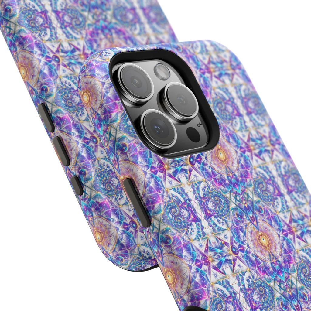 Geometric Pattern Phone Case — Protective Cosmic Art iPhone Cover