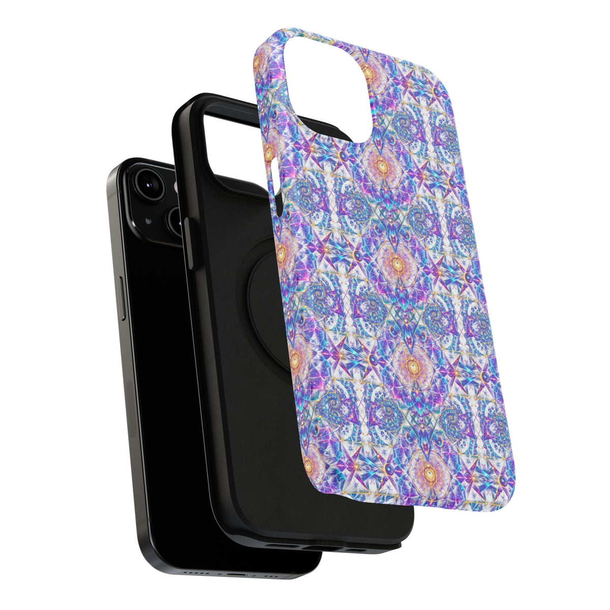 Geometric Pattern Phone Case — Protective Cosmic Art iPhone Cover