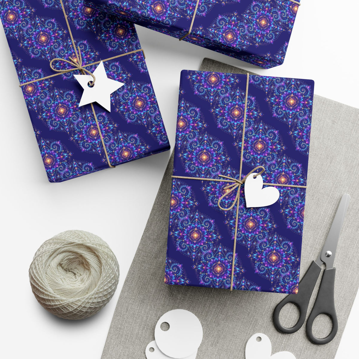 Geometric Patterned Gift Wrap Papers