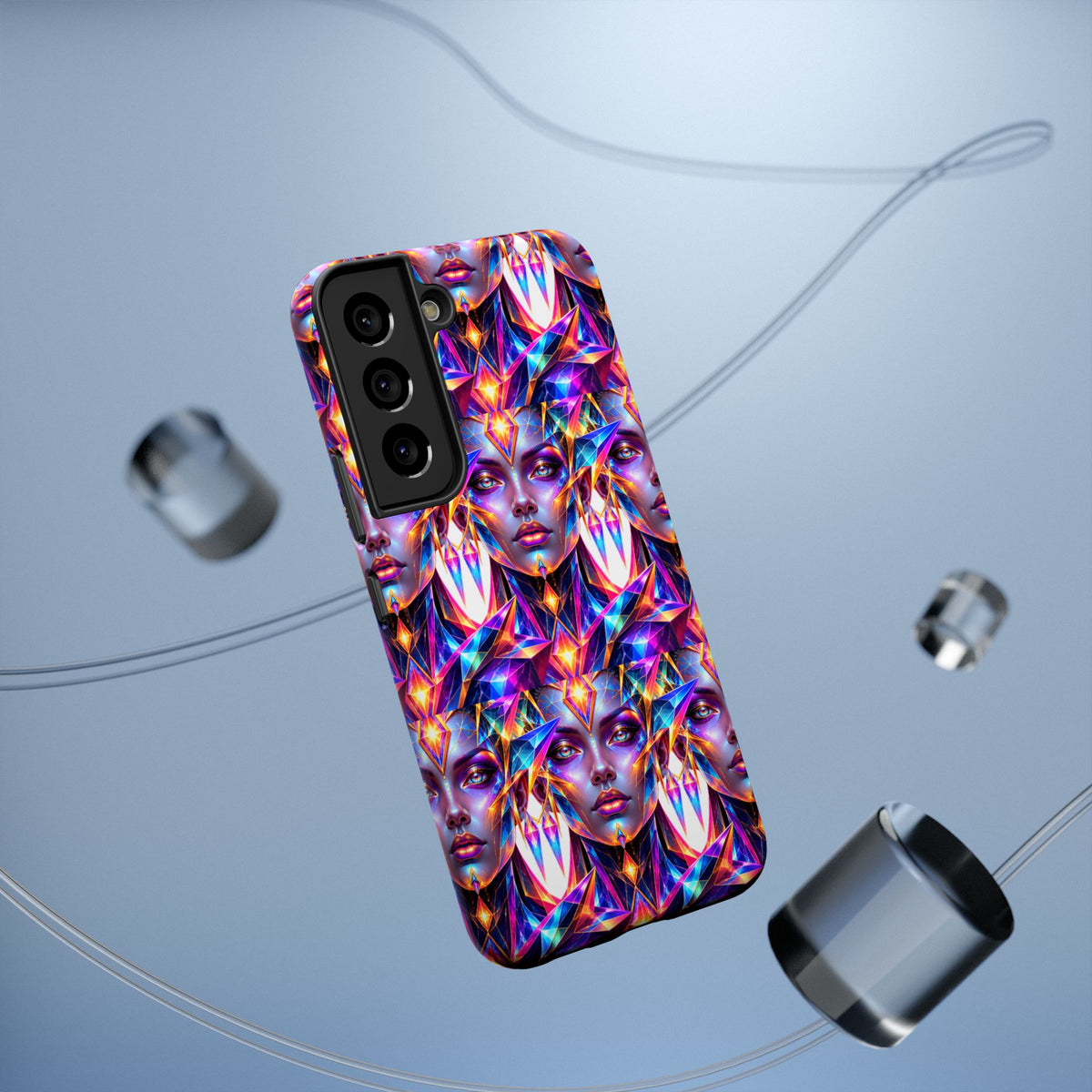 Lady DMT Phone Case — Protective Cosmic Art iPhone Cover
