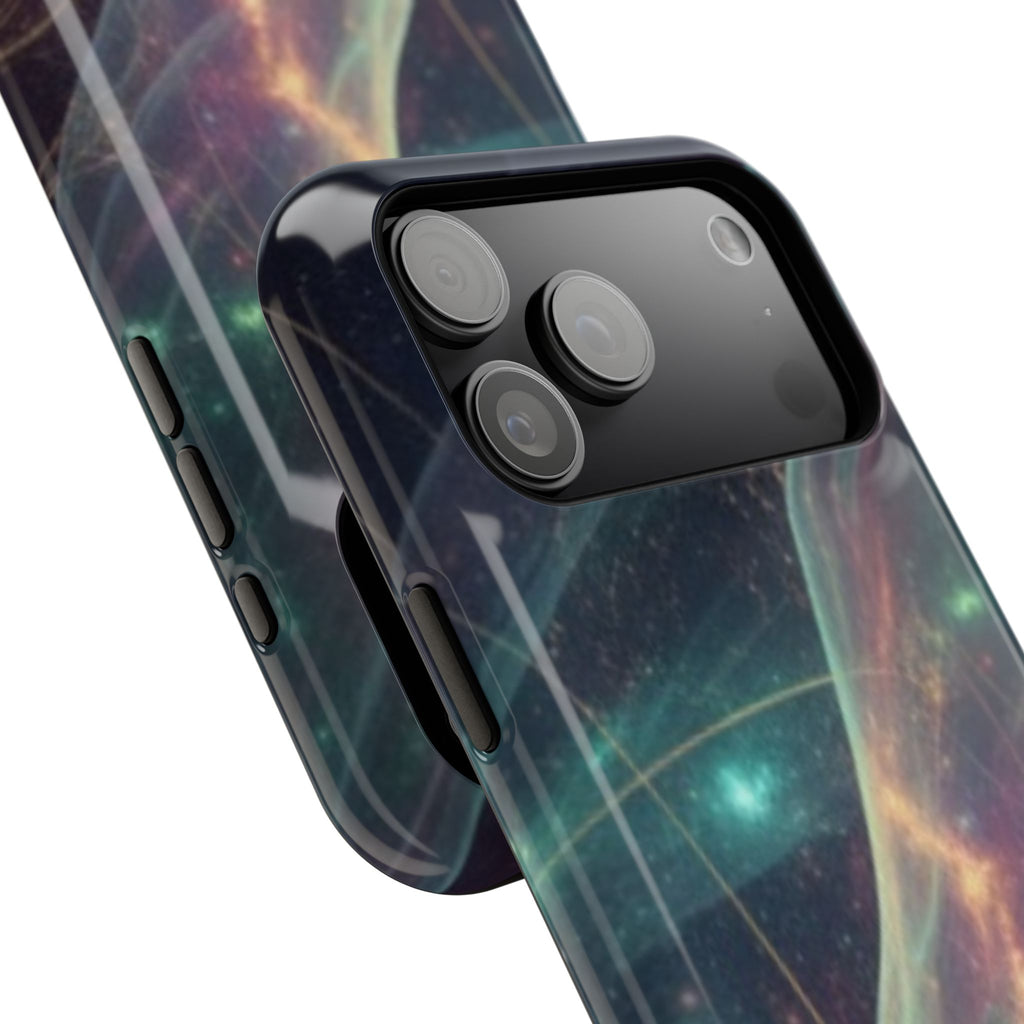 Galaxy Nebula Impact Phone Case — Protective Cosmic Art iPhone Cover
