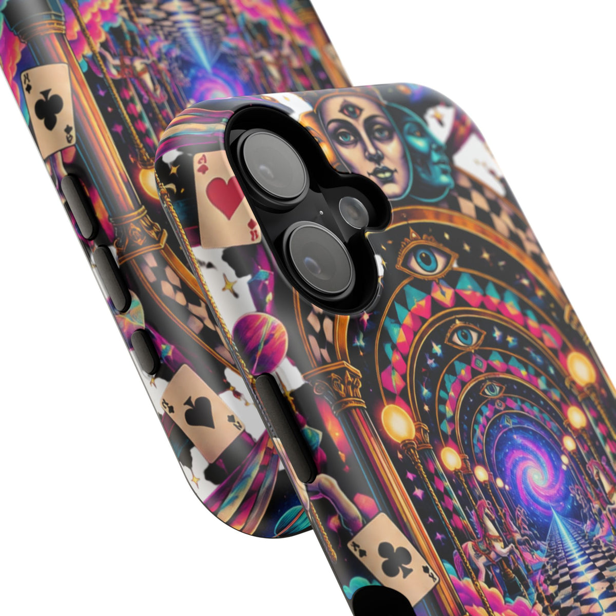 Psychedelic DMT Waiting Room Phone Case — Impact‑Resistant Protective Cover