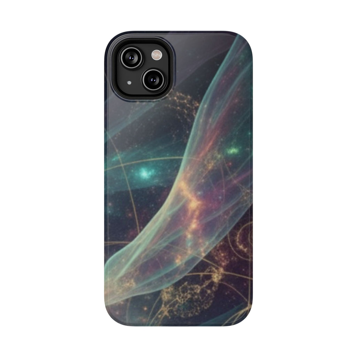 Galaxy Nebula Impact Phone Case — Protective Cosmic Art iPhone Cover