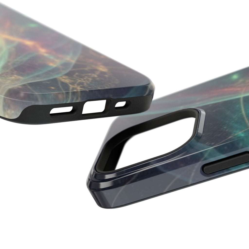 Galaxy Nebula Impact Phone Case — Protective Cosmic Art iPhone Cover