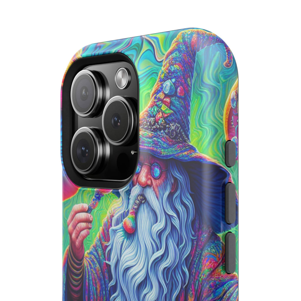 Psychedelic Wizard Phone Case — Impact‑Resistant Protective Cover