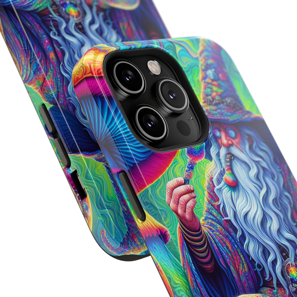 Psychedelic Wizard Phone Case — Impact‑Resistant Protective Cover