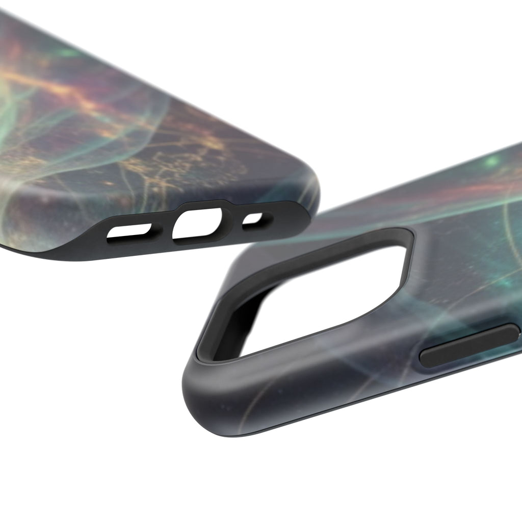 Galaxy Nebula Impact Phone Case — Protective Cosmic Art iPhone Cover