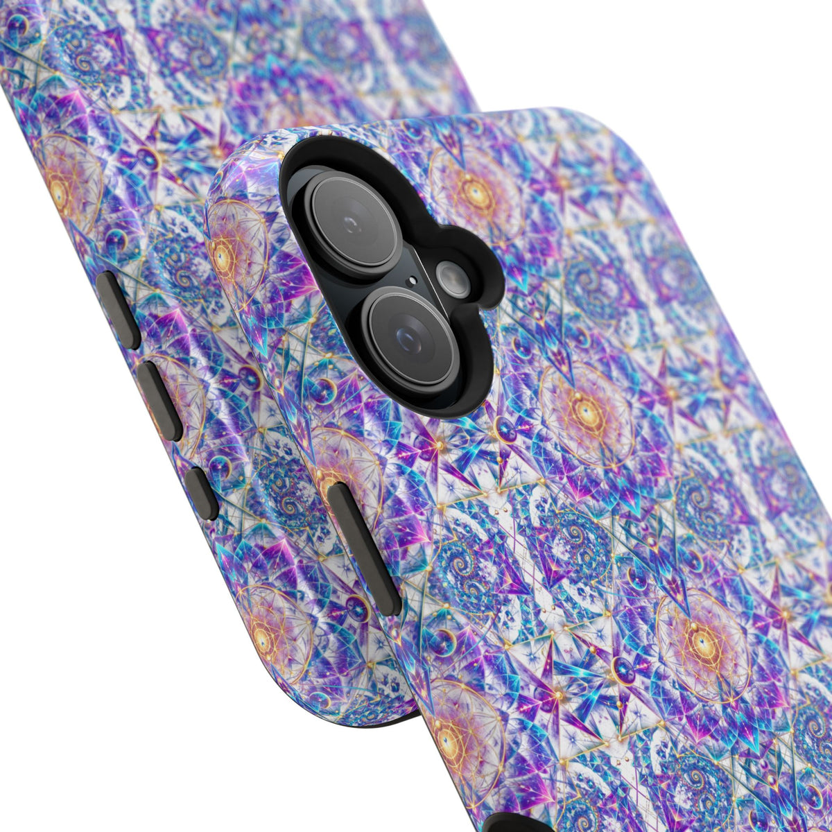 Geometric Pattern Phone Case — Protective Cosmic Art iPhone Cover