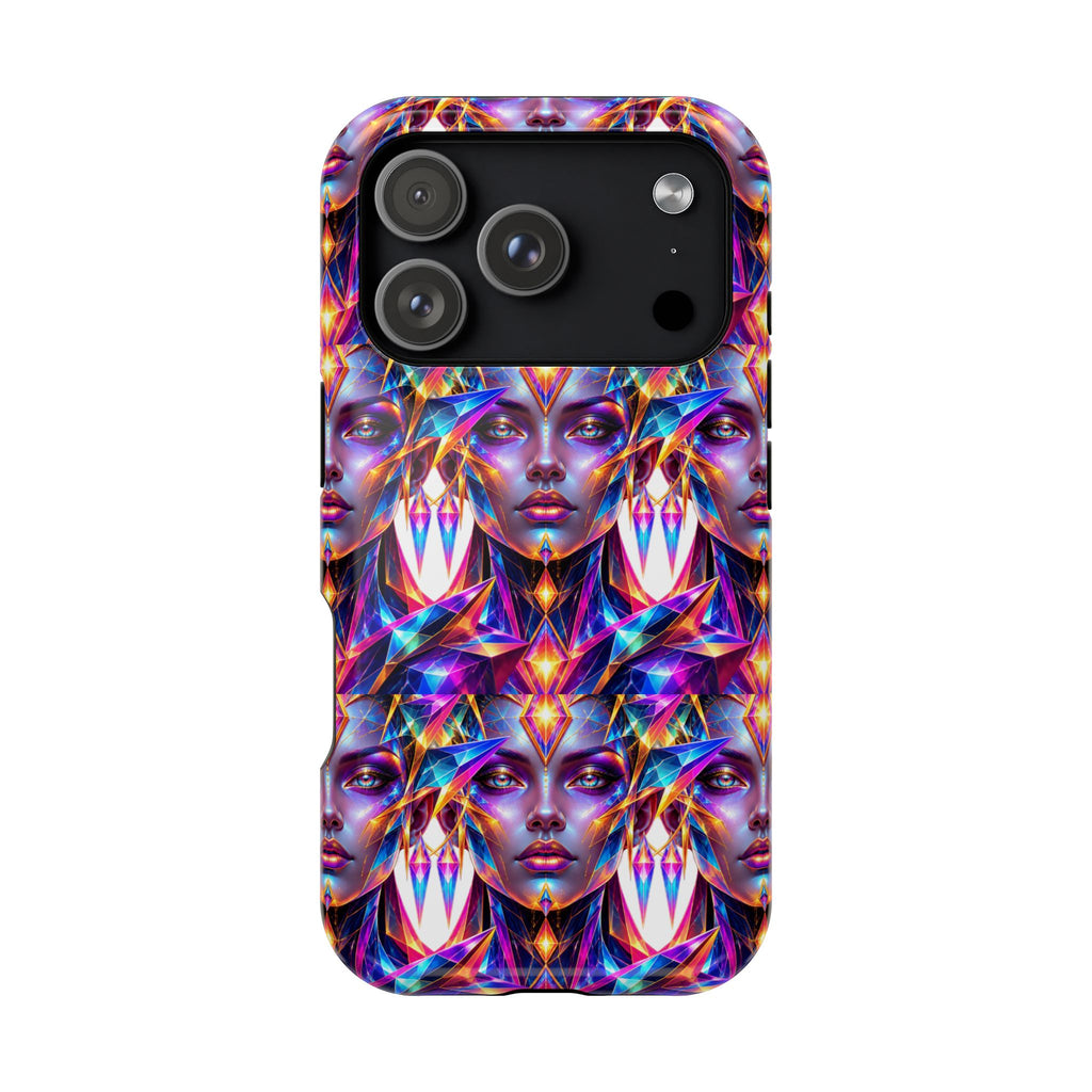 Lady DMT Phone Case — Protective Cosmic Art iPhone Cover