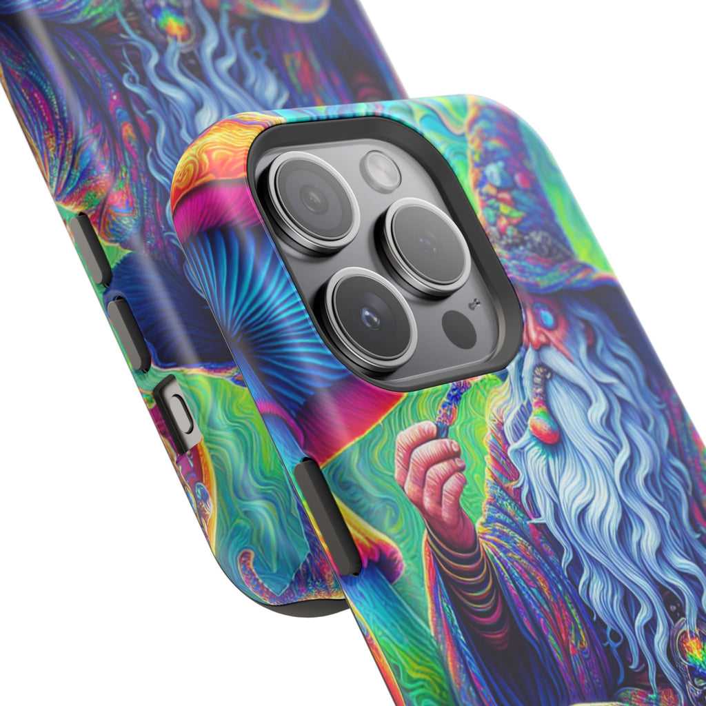 Psychedelic Wizard Phone Case — Impact‑Resistant Protective Cover
