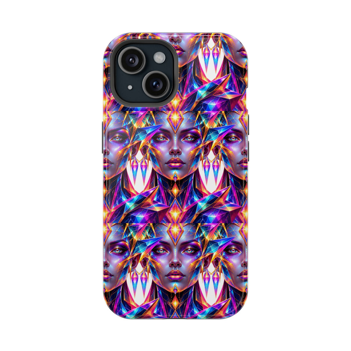 Lady DMT Phone Case — Protective Cosmic Art iPhone Cover