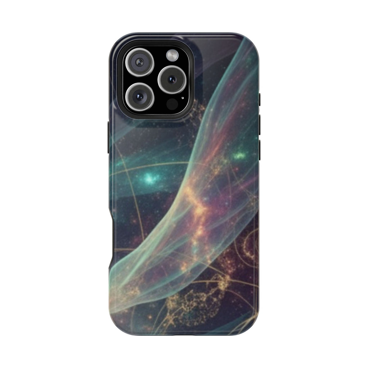 Galaxy Nebula Impact Phone Case — Protective Cosmic Art iPhone Cover